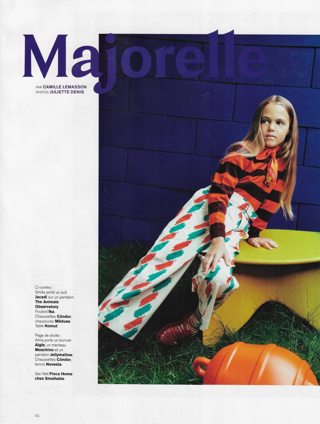 17. MARIE CLAIRE ENFANTS - FW22 - LALÉ - JELLY MALLOW